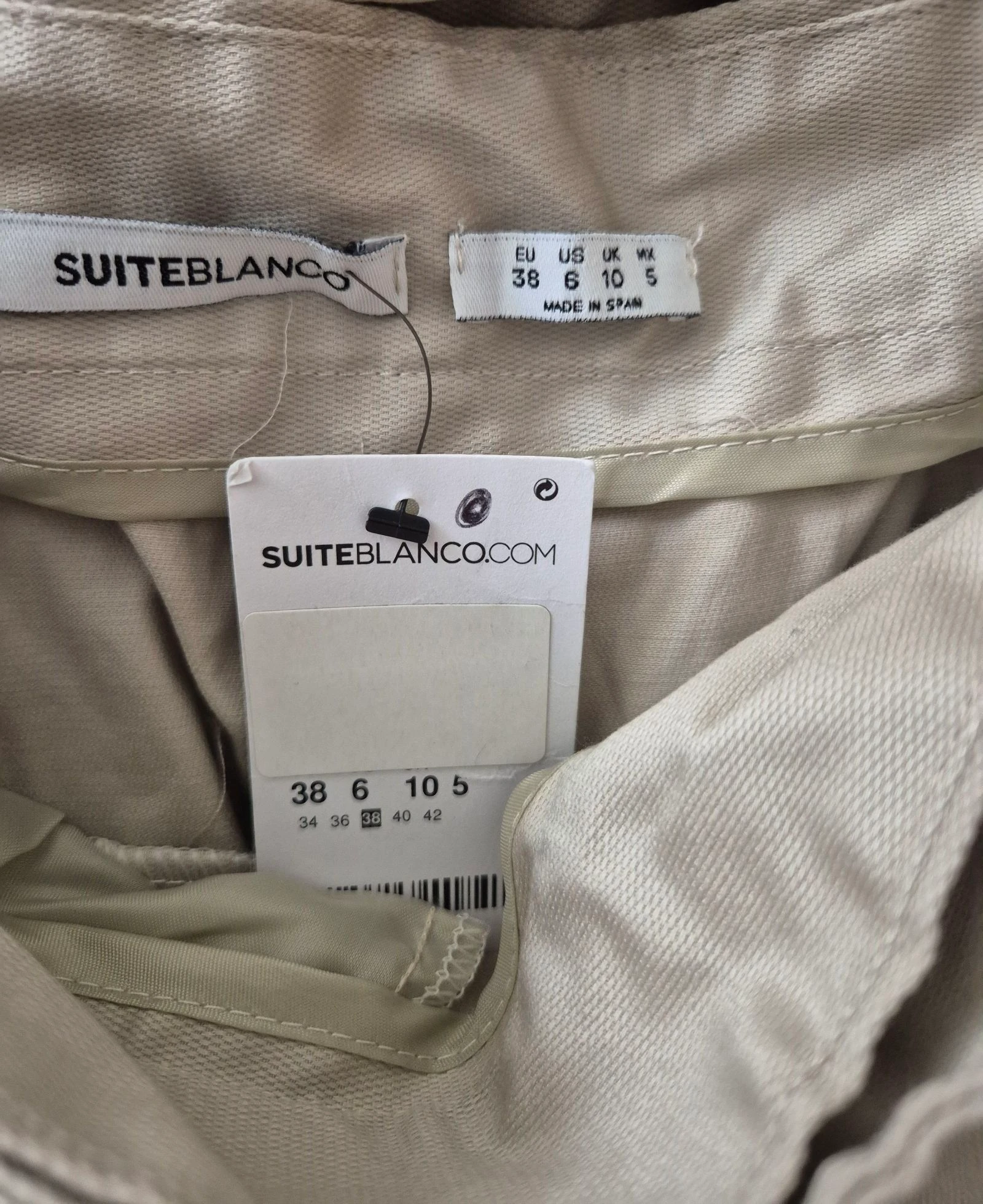 New dress pants with tag size 38 White – photo 3